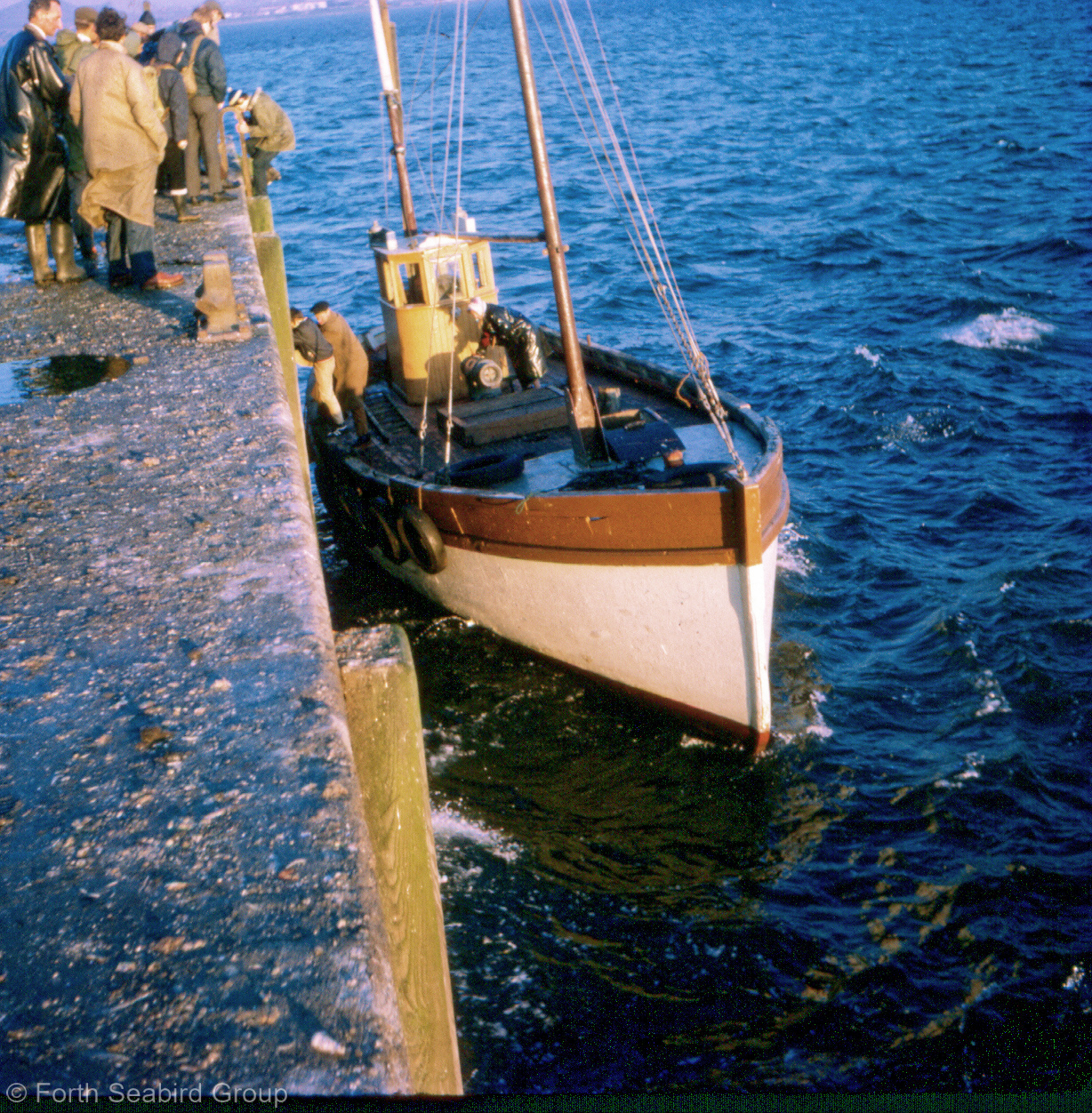 Leaving Inchmickery in 1969